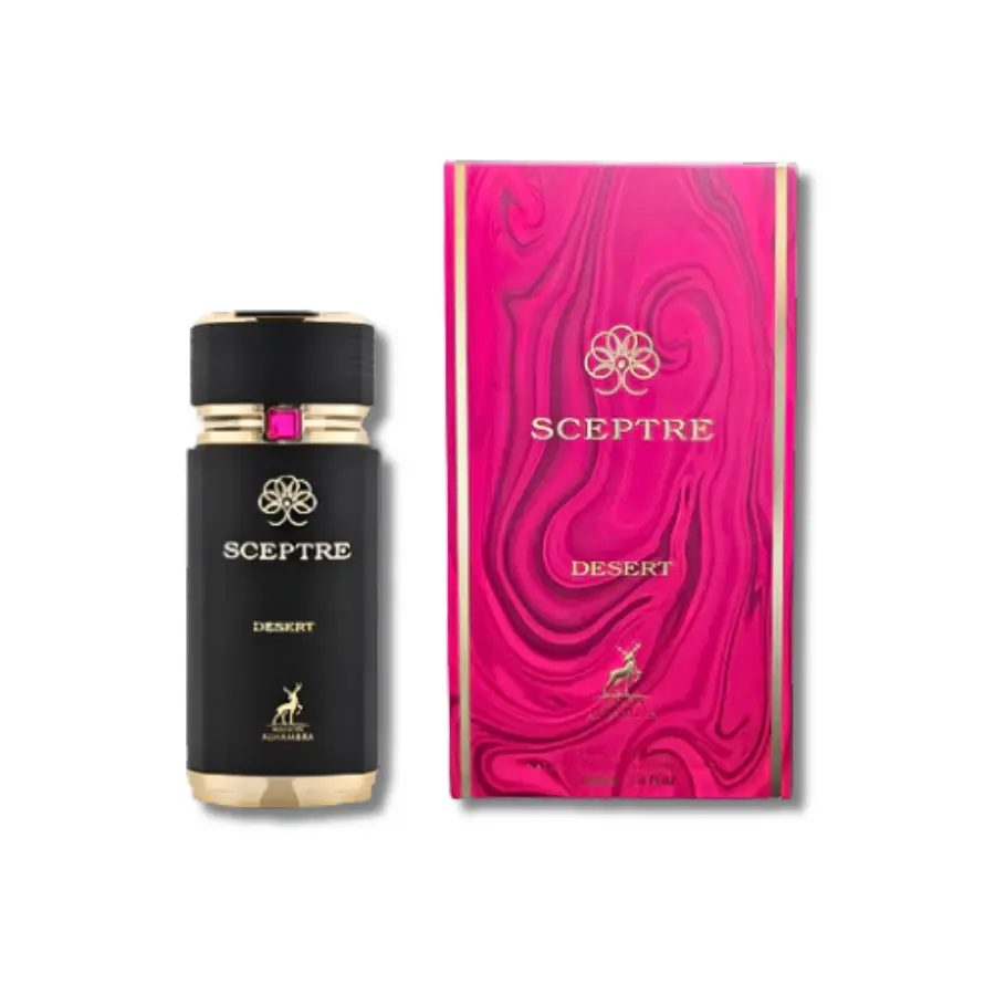 Lattafa Maison Alhambra Sceptre Desert Unisex Aromatic Arabian Scent Eau De Parfum - Blackberry & Leather Notes, Aromatic Spray Bottle Unisex Fragrance, Single Item, 3.4 fl.oz (100ml), Edp Liquid Colognes