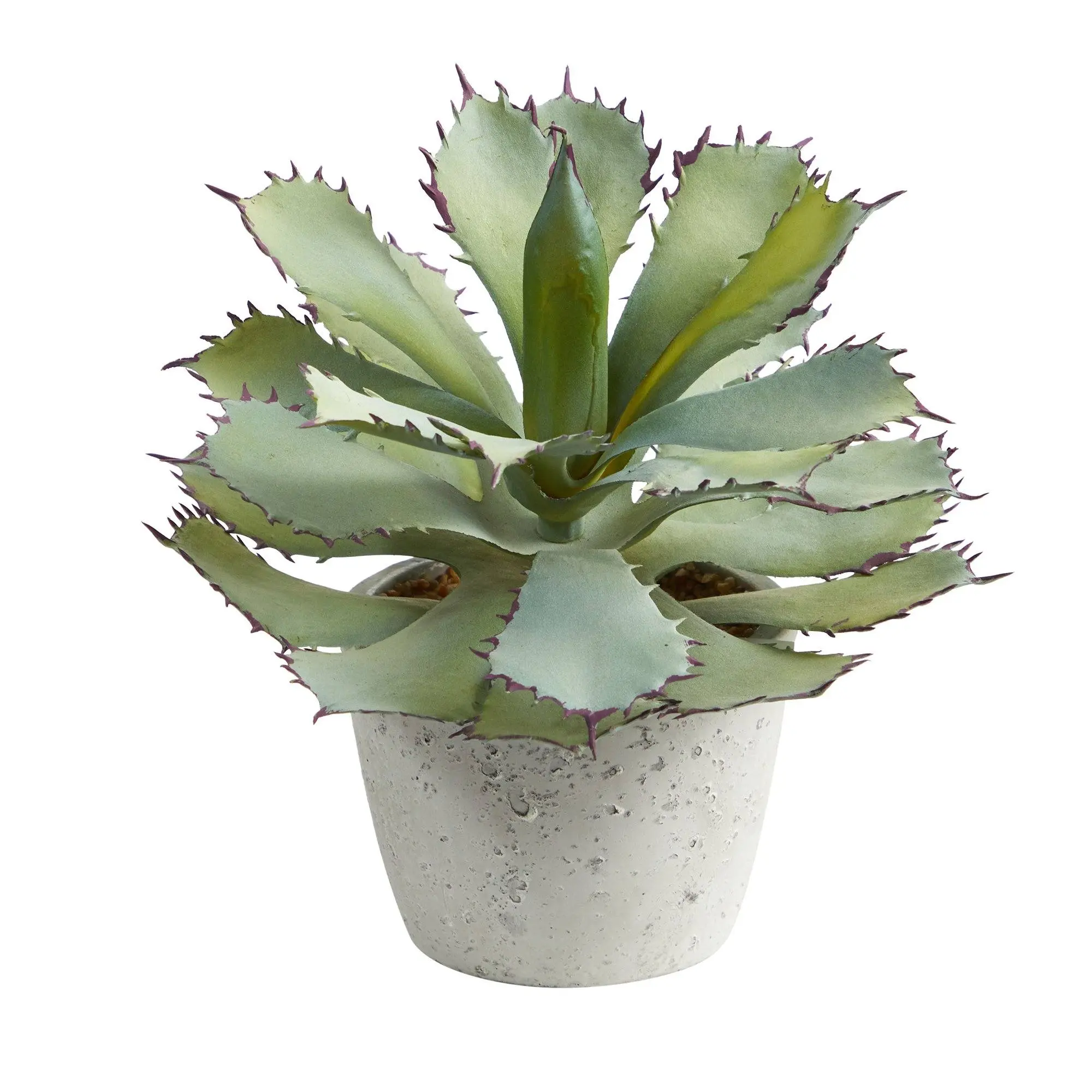 11-in Lifelike Decorative Artificial Succulent, Artificial Flower Plant for Apartment Plant Decor & Floral Accents