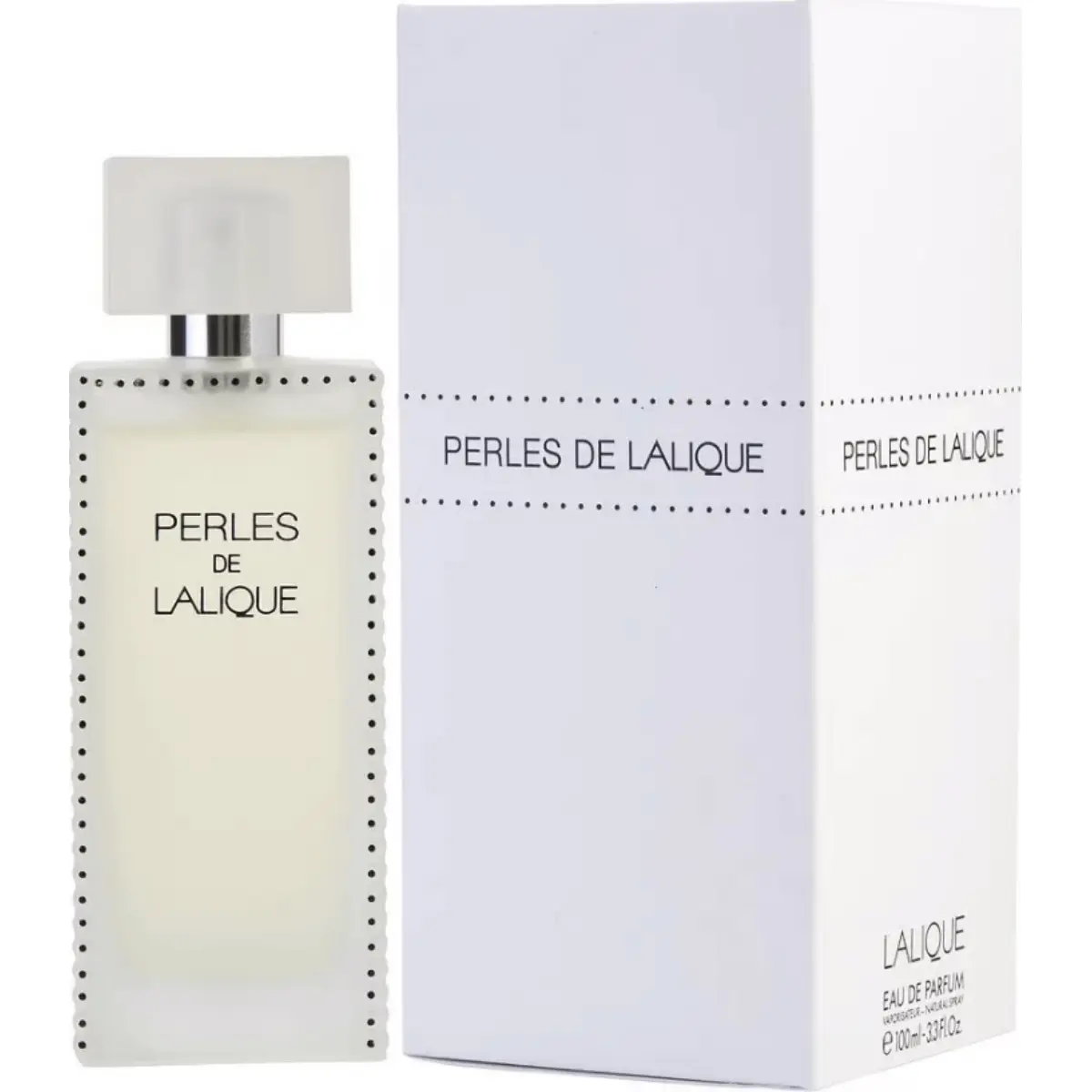 LALIQUE Perles De Lalique Women's EDP Perfume - 3.4 fl oz, Rose Scent, Intriguing Iris Blend, Elegant Iris Perfumed Women's Fragrance, Alluring Aroma, New in Box, Elegant Women's Fragrance