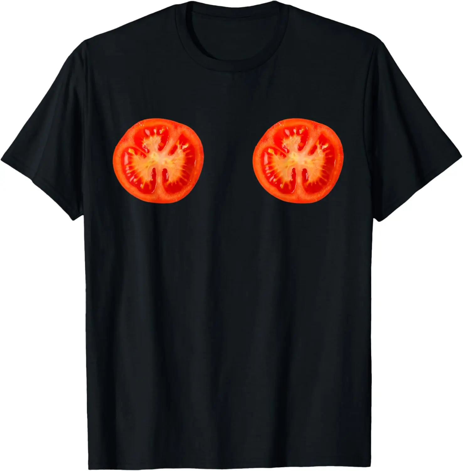 100% Cotton Tomato slice costume, funny tomatoes T-Shirt