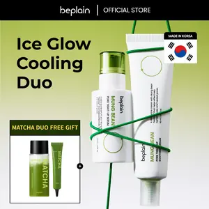 Mung Bean & Peptide Ice Glow DUO:	Facial Serum & Moisturizing Cream for tightening pores, cooling relief