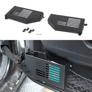 Mesh Storage Boxes for Front and Rear Door Sides, Auto Parts Accessories for Jeep Wrangler JL/Gladiator JT 2018-2023 Car Trunk Organizer Car Seat Organizer