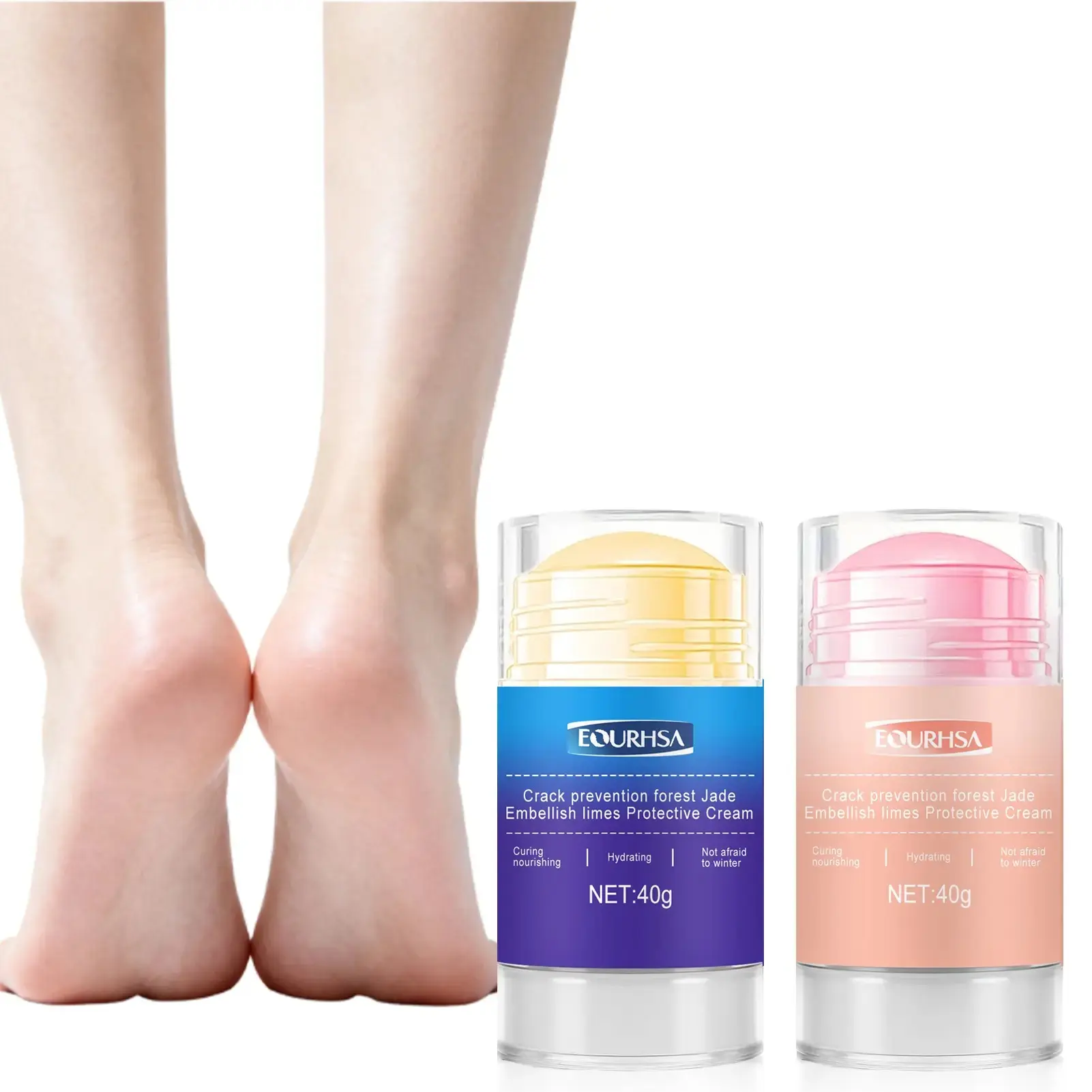 Crack Feet Prevention Stick, Anti Cracked Foot Cream For Dry Heels, Moisturizing Foot Balm Stick, Remove Dead Skin And Softening Dry Skin