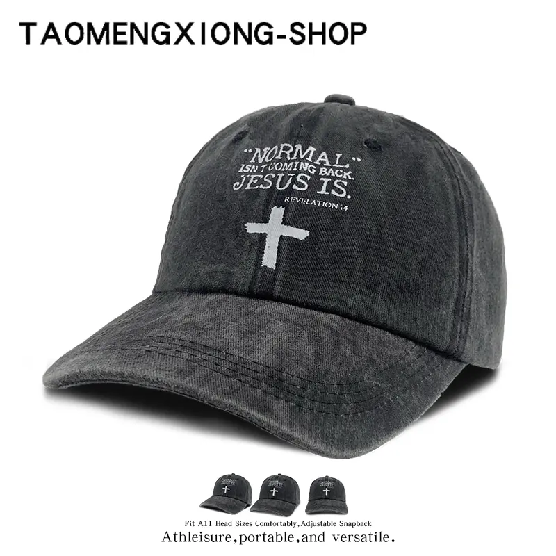Gray Washed Denim Baseball Hat, Vintage Casual Adjustable Sun Hat for Men Women Trendy Streetwear Fashion Outdoor Sport Golf Trucker hat  Gym Workout,gorra unisex,durable lightweight,casual sportshat,Unisex hat,Suitable for all seasons,Baseball cap,