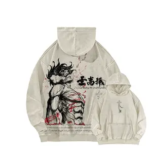 Attack on Titan Vintage Wash T-Shirt, Sweatshirt, Hoodie Collector Edition Streetwear Oversized Fit, Gift For Fan Anime