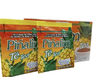 Pinalim Herbal Tea – Pineapple & Flaxseed Blend (30 Tea Bags) |Té Herbal Pinalim – Mezcla de Piña y Linaza (30 Bolsitas)
