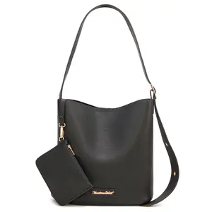 Montana West Bucket Shoulder with Coin Purse and Adjustable Strap for Women Montana West Bucket Shoulder with Coin Purse and Adjustable Strap for Women