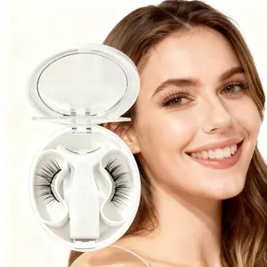 Soft Magnetic Eyelashes All-in-One Box, Reusable, Glue-Free, Waterproof, Lightweight, Natural Style Makeup and non makeup Cosmetic clusters kit natural lash cluster magneticeyelashes bottom lash clusters fluffy lash clusters long