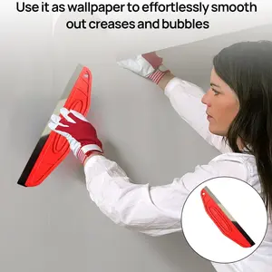 1pcs/2pcs  Stainless Steel Cutting Tool Set, Paint Shield & Measurement Tools, Ideal for Wall Papering Tiles Painting Protection Decorative