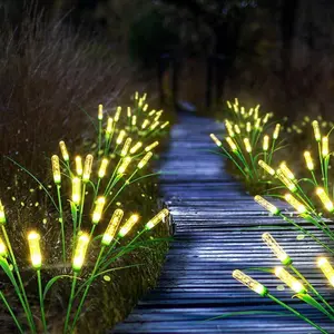 Clearance Sale 2pcs Solar Outdoor Lights Solar Landscape Lights Reed Bubble Garden Light Solar Lawn Lamp Courtyard Atmosphere Plant Reed Light Solar Pathway Lights