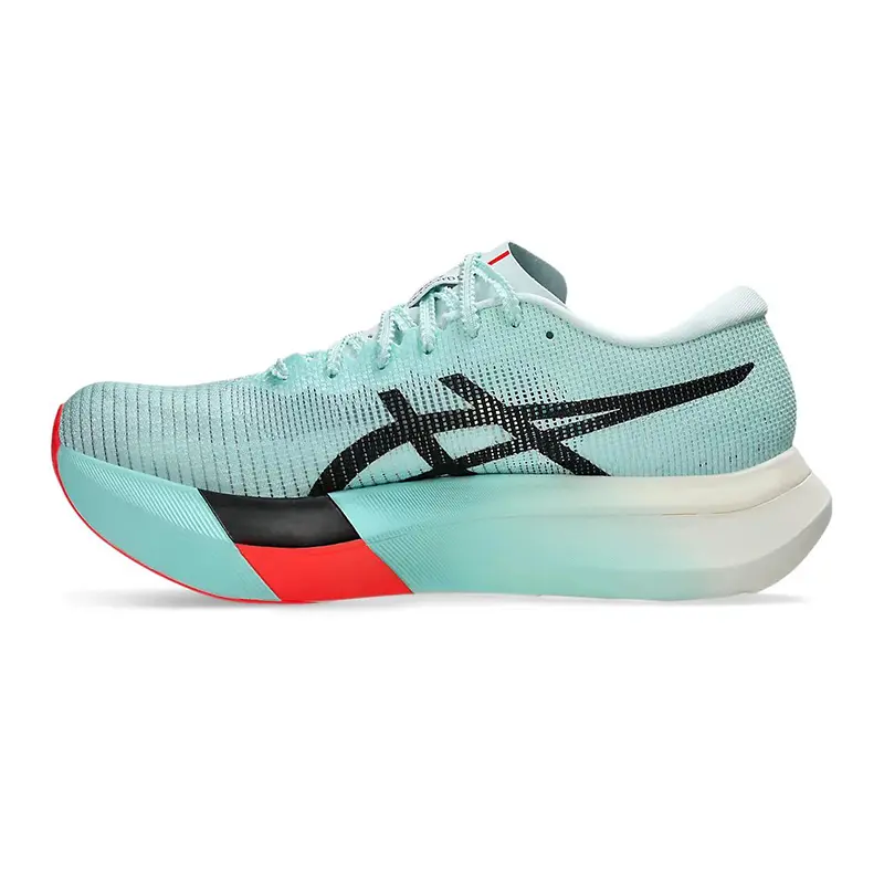 ASICS Metaspeed Sky Paris Illuminate Mint Black Breathable Low Top Running Shoes Unisex 1013A123-400