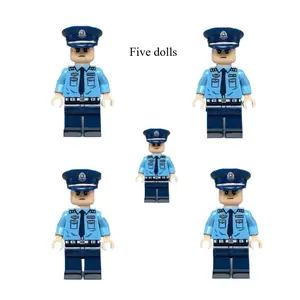 Military Building Blocks Set, Special Forces City Police Toy, Educational Puzzle Game for Boys, Small Pieces Construction Kit