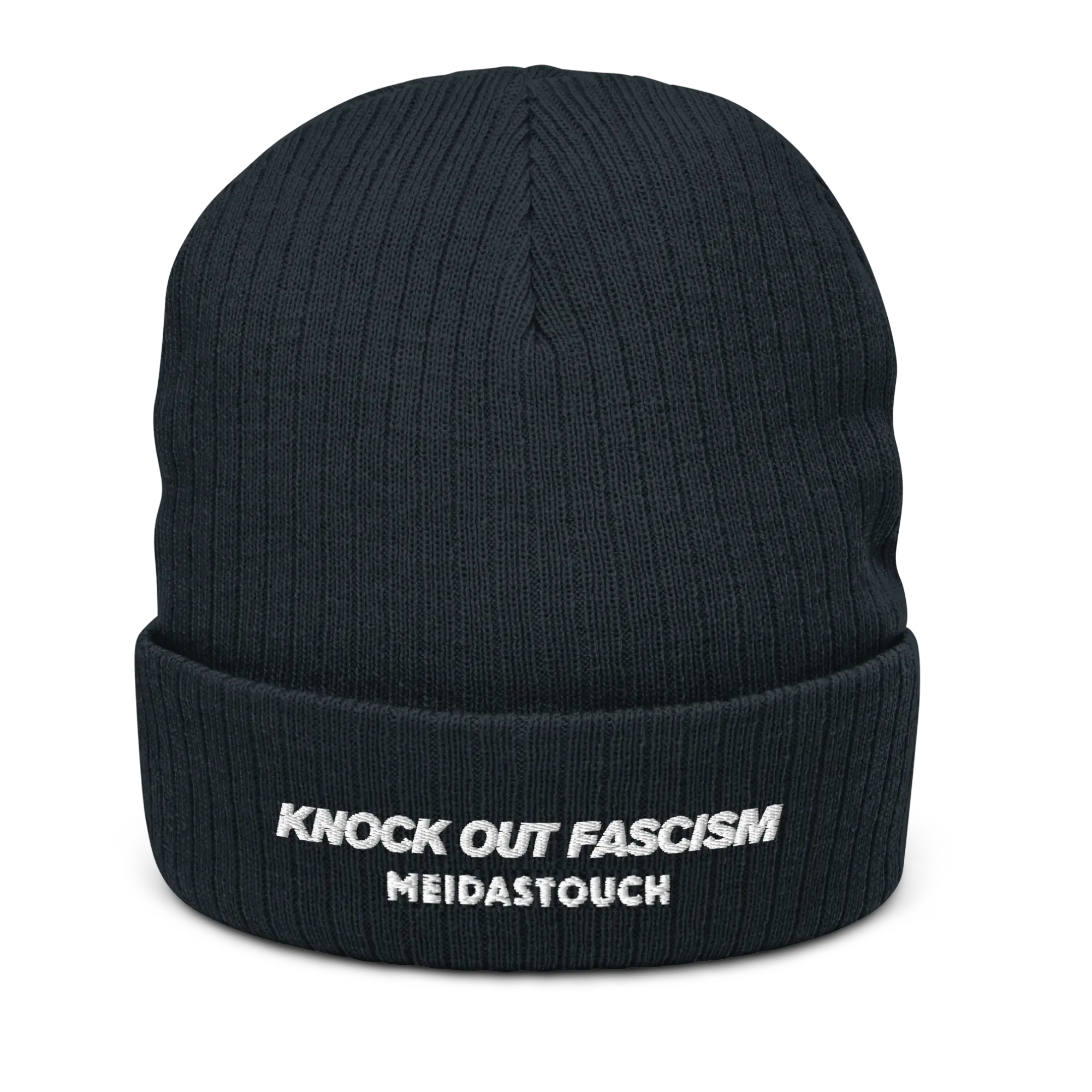 Knock Out Fascism Beanie Knock Out Fascism Beanie