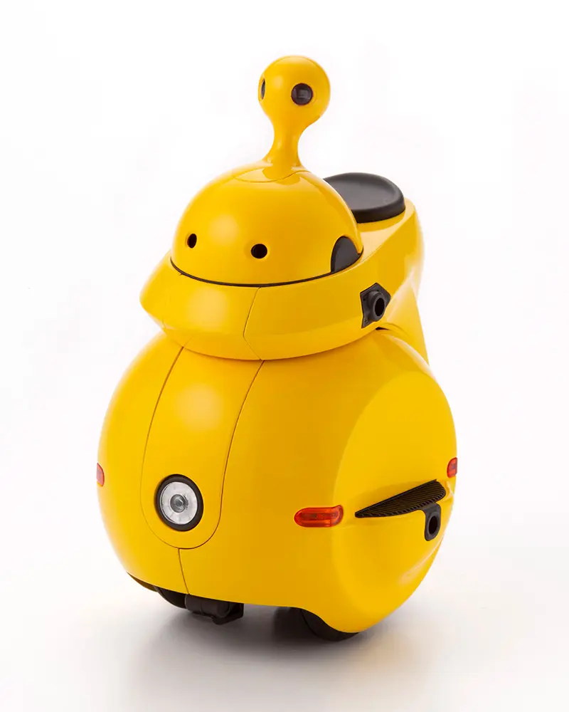 212 MAIN Kotobukiya KP578 Maruttoys Noseru Yellow Version Plastic Model Kit - Collaboration Robot Toy with Expandable Round Shape Body