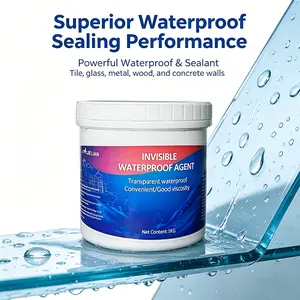 1000g Clear Adhesive Waterproof Sealant High Heat Resistant UV Resistant for Construction Roof Leak Repair Bathroom Wall Strong Bonding Long Lasting Leak Proof