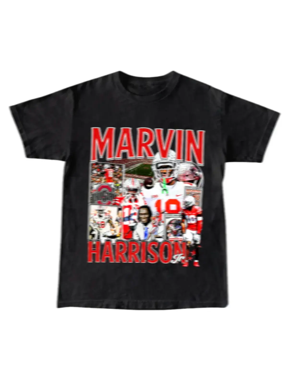 Vintage Marvin Harris00n Jr Football Graphic T-Shirt, Retro College Football Fan Tee, Bootleg Style Sports Shirt for Men Women, Game Day Gift, 100% Cotton