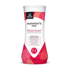Summer’s Eve Blissful Escape Daily Feminine Wash – 15 fl oz, pH Balanced, Odor-Removing, 7-in-1 Formula