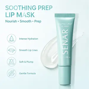 Soothing Prep Lip Mask Cooling peel-off lip mask formoisturizing and smoother lip prep Female Lip Care