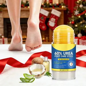 Elaimei Urea Foot Care Stick 40g, Contains 60% Urea + 2% Salicylic Acid, Moisturizes Dry Cracked Feet, Knees, Elbows, Hands, Softens Skin, Foot Dead Skin Remover