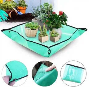 Foldable Plant Repotting Mat - Garden Transplanting Square, Dirty Catcher Mat