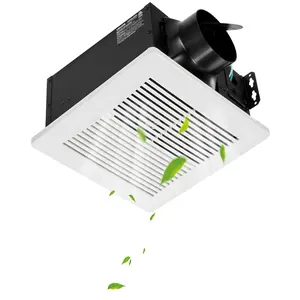 VEVOR Bathroom Exhaust Fan, 80 CFM Bathroom Vent, Low-Noise, Premium Motor Ceiling Fan, Standard 4-inch Duct Interface for Laundry Room, Storage Room, Home Ventilation, White