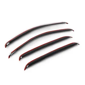 Fit For 07-13 Chevy Silverado GMC Sierra Crew Cab Window Visors Rain Guards