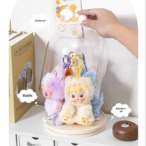 High-Value Storage Box, 10.24x7.28 Inch Transparent Dustproof Display Rack, Rotatable Organizer for Collectibles, Multiple Scenarios Available