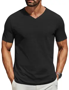 COOFANDY Men's T Shirts Short Sleeve Classic V Neck T-Shirt Casual Summer Basic Tee Shirt