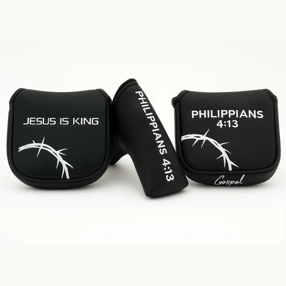 Leather Putter Cover - Black