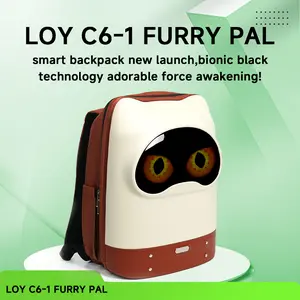 Furry Pal LOY C6-1 Smart LED Backpack APP Controlled High Brightness Dual-Shoulder Design USB Powered（Power Bank Not Included） Travel Outdoor Activities