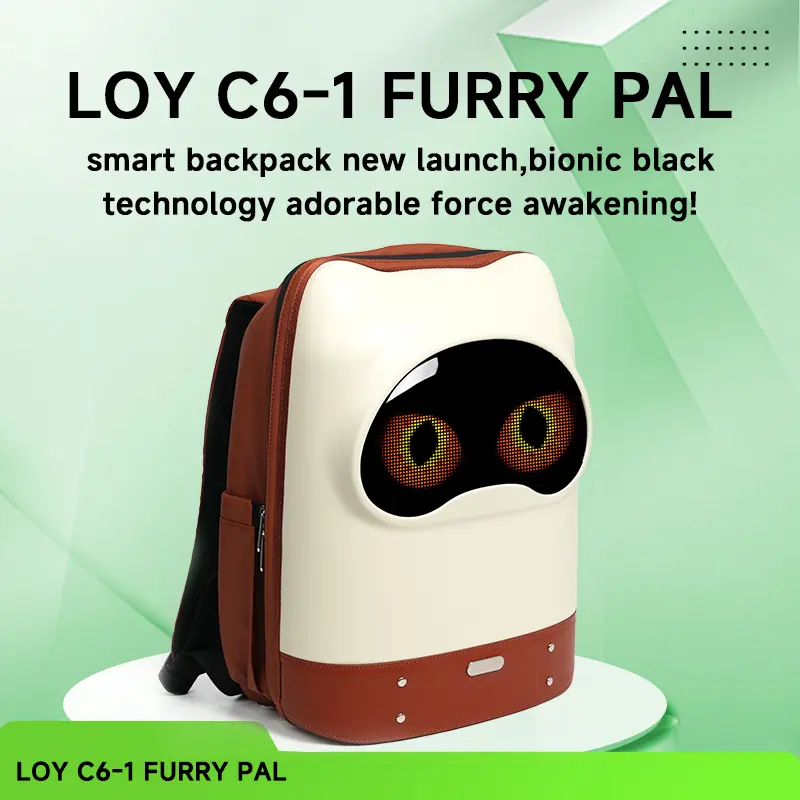 Smart LED Backpack for Women, Customizable App-Controlled Screen, High Visibility Dual Shoulder Design for Travel & Outdoors