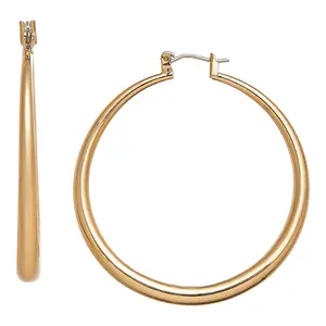 RED by KISS Gold / Silver Plated Hollow Hoop Earrings