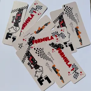 Formula 1 inspired bookmarks