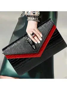 Fashion Versatile New Evening Bag Luxury Leather Handbag Unique Handle Bag for All Seasons, Stylish and Elegant Clutch, Elegant Stylish Purse