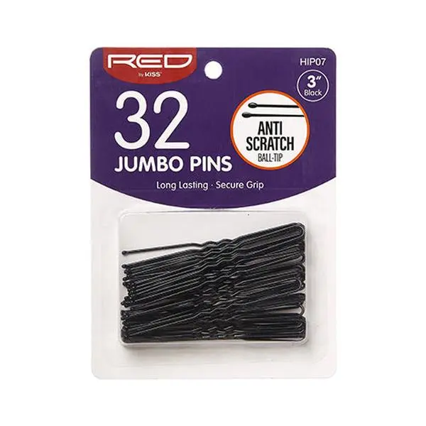 RED by KISS Jumbo Hair Pins 3" (32pcs)