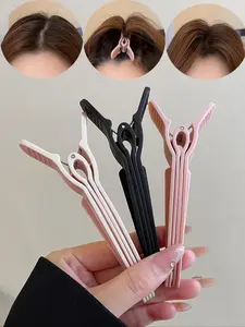 3pcs Simple Matte High Root Volume Hair Styling Clips, No-Trace Duckbill Clips, Hair Roots Puff Clips, Bangs Hair Claws, Hair Pins