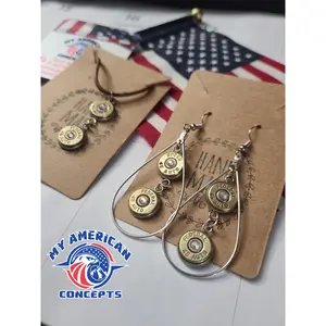 Ammo earring and necklace set