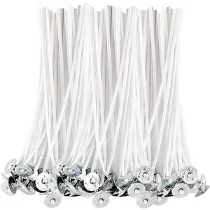 Candle Cotton Wicks 4 Inch 150pcs Short Candle Making Wicks for DIY
