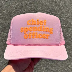 Chief Spending Officer — Custom Puff Print Trucker Hat