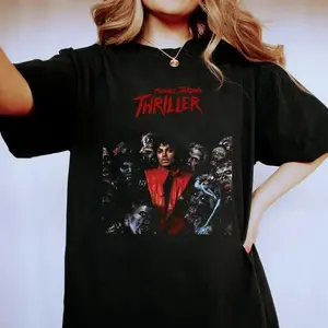 Vintage 90s Michael Jackson Thriller Shirt, Gift For Fans
