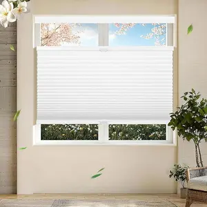 Allesin Top Down Bottom Up Cellular Shades,Blackout Blinds Noise Reduction,Cordless Cellular Shades Room Darkening Honeycomb Blinds