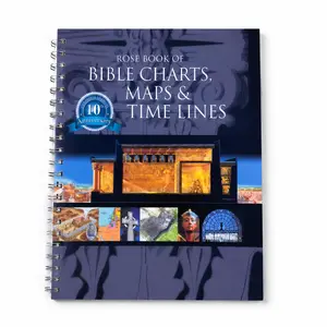 Bible Charts, Maps & Timeline Collection Volume 1, 10th Anniversary Edition, Essential Religious Reference Guide Notebook, Bible Study Supplies Summer Style