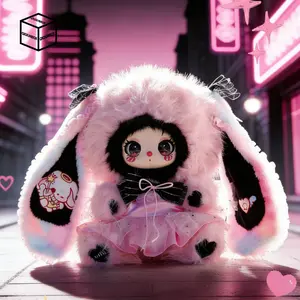 QIQI-LILA 600% V3 Series  Mystery Boxes Bag Pendant Bunny Soft Collectibles Hidden Style1/28+ surprise Style1/28