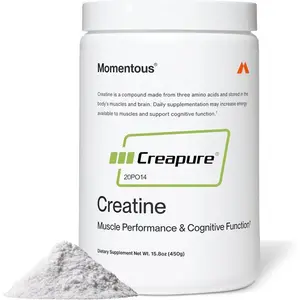 Momentous Creatine Monohydrate Powder | Creapure for Strength, Lean Muscle & Recovery | NSF Certified for Sport | 90 Servings