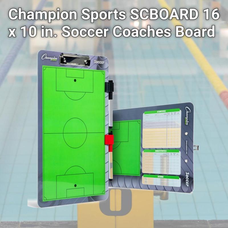 Champion Sports SCBOARD 16 x 10 in. Soccer Coaches Board