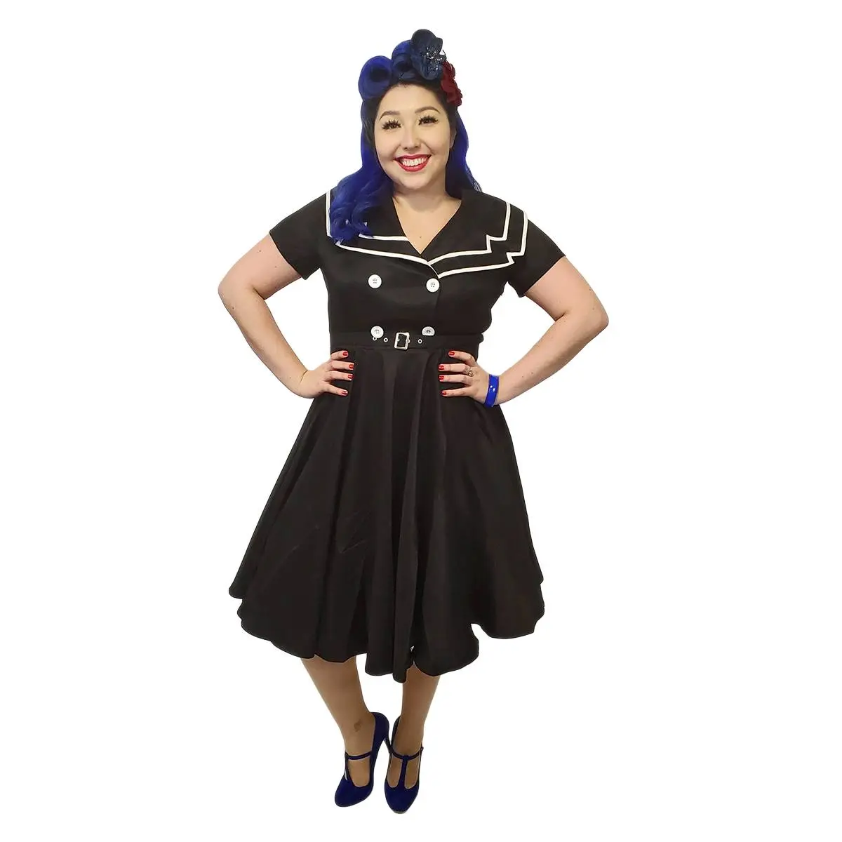 Sailor Dress in Black