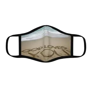 Personalized Fitted Polyester Face Mask with Filter Pocket - Fashion Accessories
