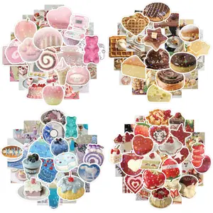 200+ Kawaii Japanese Food Stickers Pack - Aesthetic Sushi, Ramen, Dessert Stickers for Planners, Journals, DIY Projects & iPhone Cases. Perfect Size Mix for Summer Crafting & Back-to-School Vibes