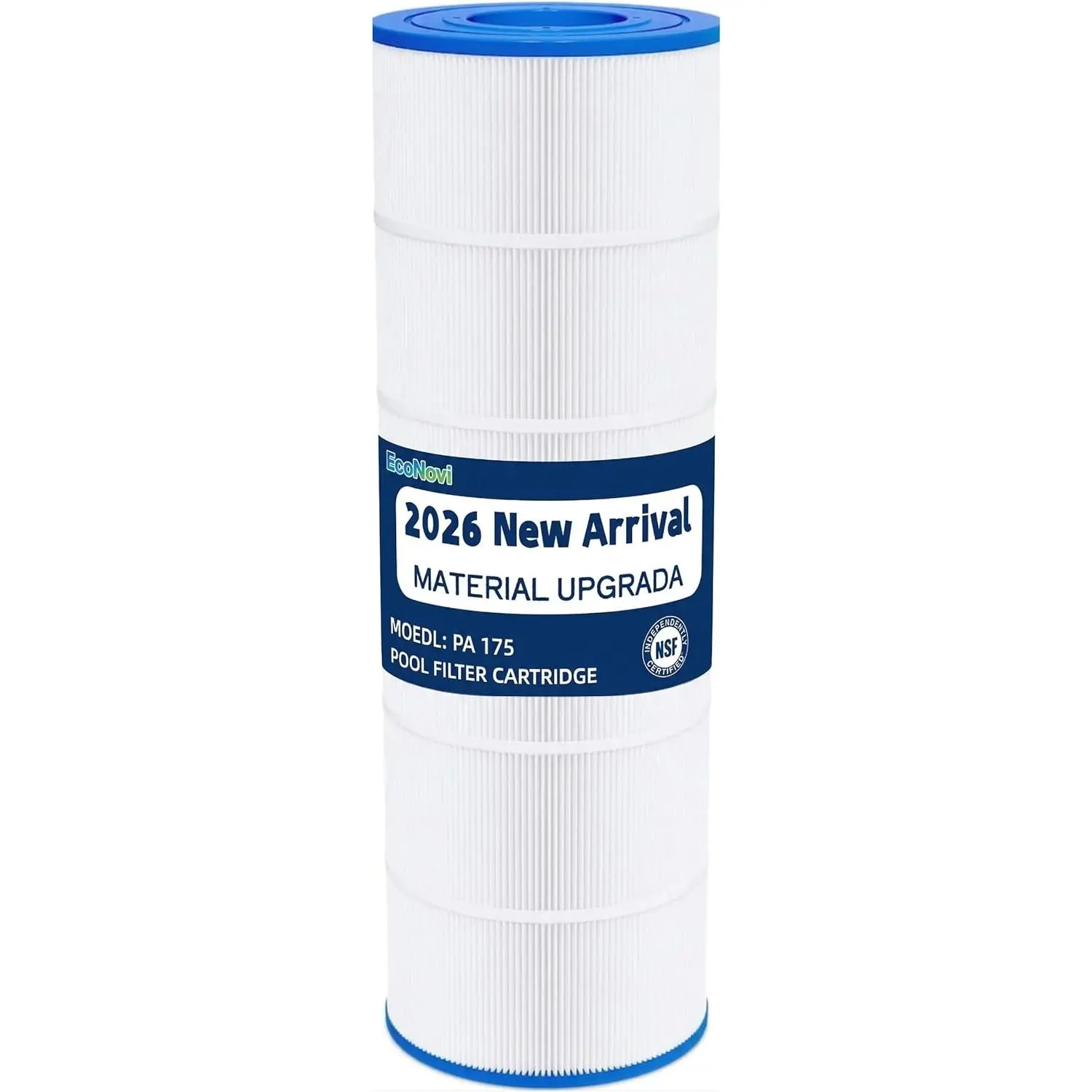 1-Pack 175 sq. ft Polyester Pool Filter Cartridge Compatible with Hayward C1750, Replaces Hayward CX1750RE, Pleatco PA175, Unicel C-8417, Filbur FC-1294, 28-3/16" Length, 4" Top/Bottom Openings, 8-15/16" Outside Diameter, Advanced Filtration Technology