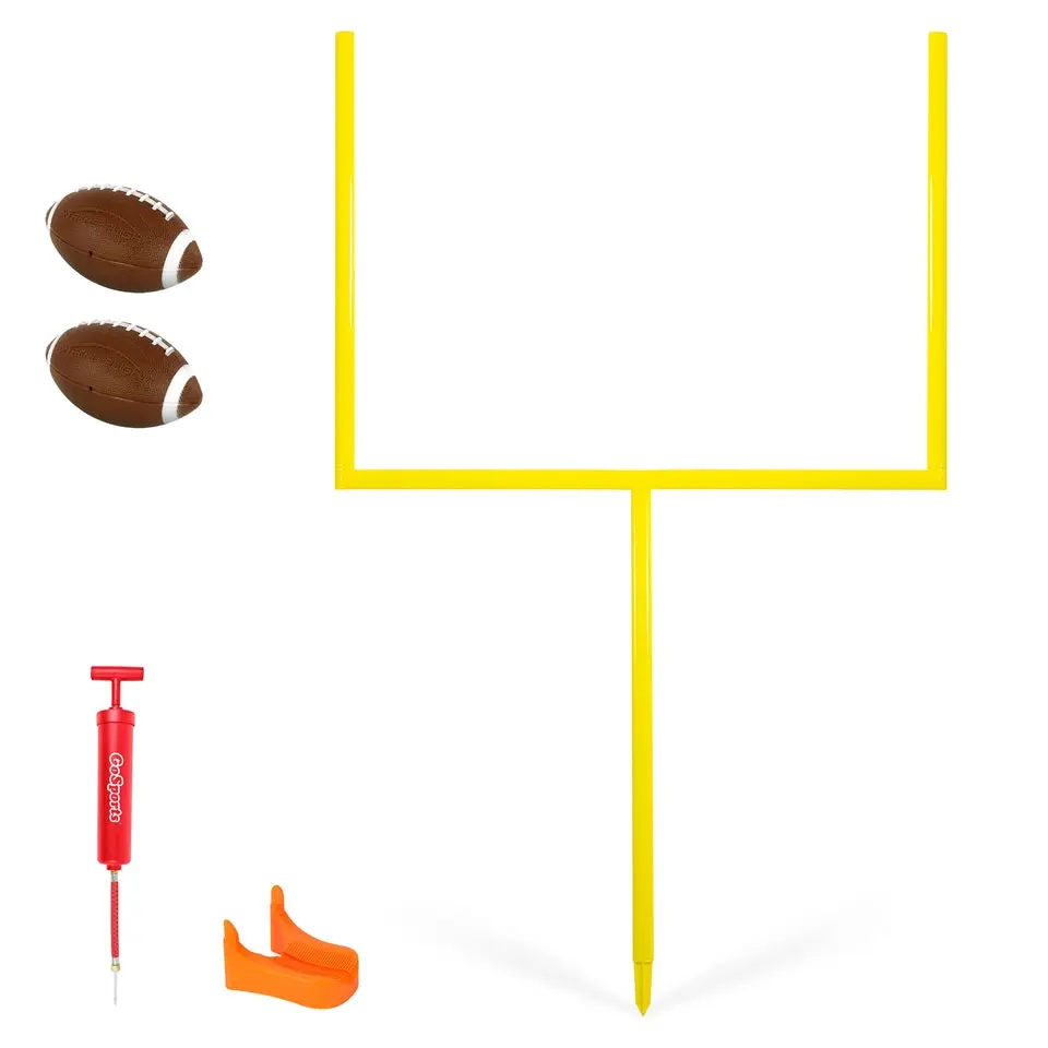 GoSports 6 ft Football Field Goal Post Set GoSports 6 ft Football Field Goal Post Set